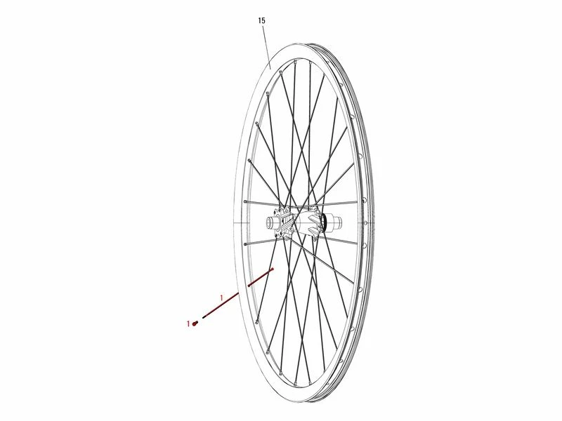 Sram Kit De 3 Rayons Pour Rise 60