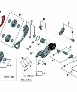 Shimano Chape Interne Pour Dérailleur XTR M9000