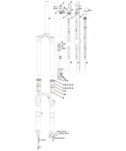 Rock-shox Rock Shox Bagues De Guidage Pour Fourche 32 Mm Revelation / Sektor