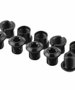 Absolute Black Kit De 5 Vis + Cheminées Pour Plateaux. Pièces Détachées Pour VTT 2020