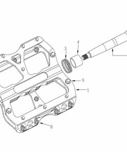 Reverse Components Kit Bouchons D'axe Pour Pédales Escape