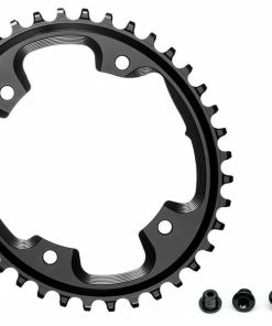 Absolute Black Plateau Cyclocross Oval Narrow Wide 110 Mm 4 Trous Noir 2022