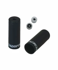 Jagwire Embouts De Gaine Dérailleur Aluminium étanche (x4) - Noir