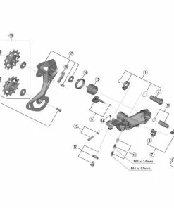 Shimano Chape Interne Pour Dérailleur XTR M9100