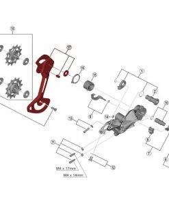 Shimano Chape Externe Pour Dérailleur XTR M9120 - Chape Longue