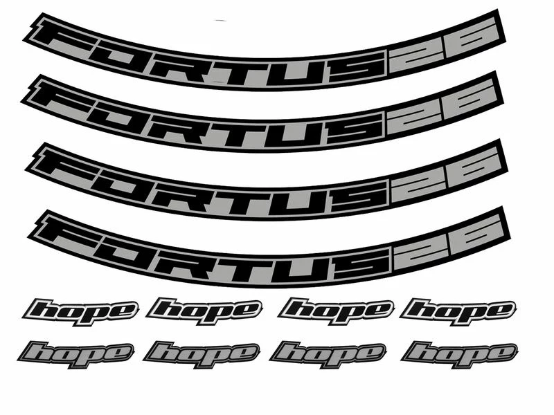 Hope Kit Stickers Pour Jantes Fortus 26 – 27.5" 2023 – Image 2