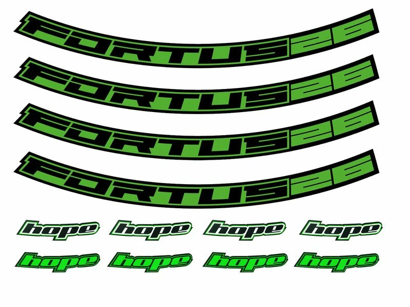 Hope Kit Stickers Pour Jantes Fortus 26 – 27.5" 2023 – Image 3