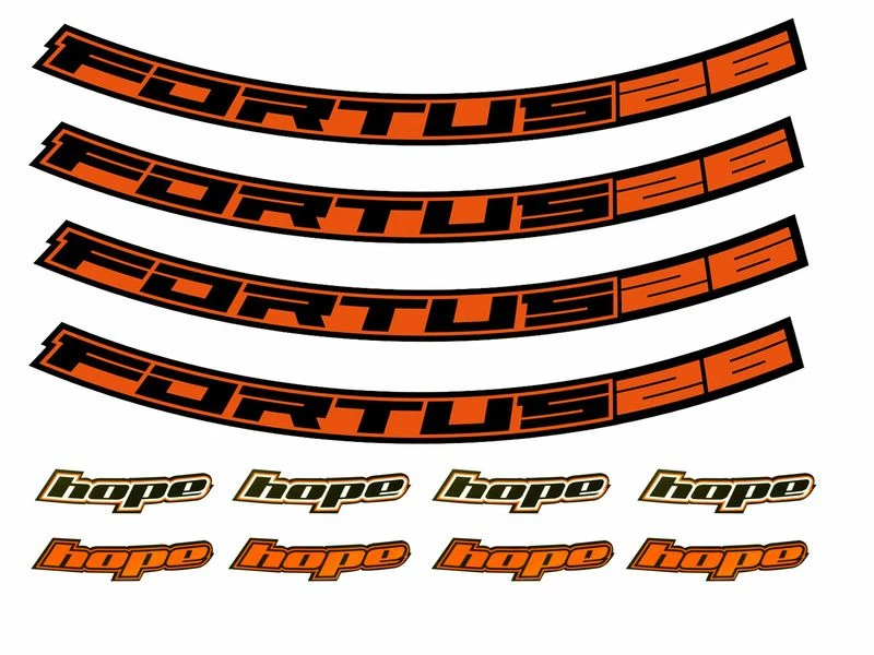 Hope Kit Stickers Pour Jantes Fortus 26 – 27.5" 2023 – Image 5