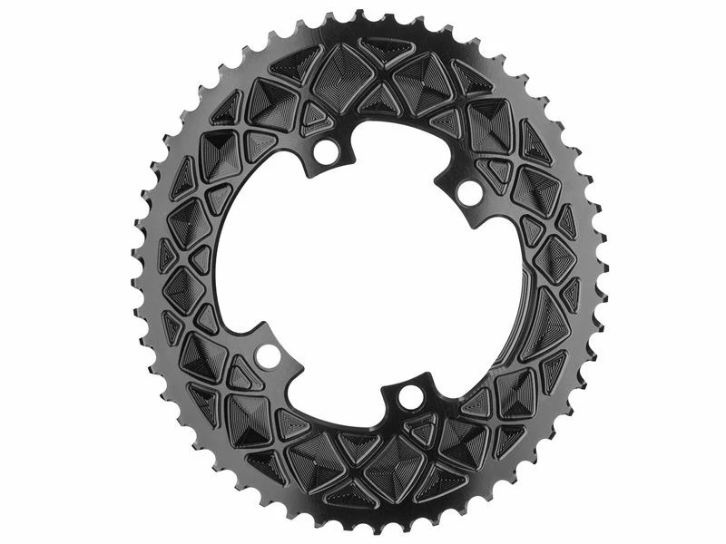 Absolute Black Plateau Ovale Premium - 4 Trous 110 Mm (Shimano Asymétrique) - Noir 2022 – Image 3