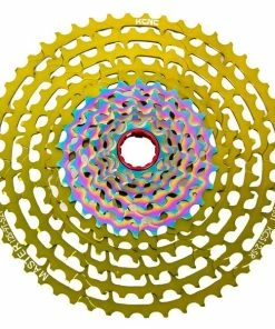 KCNC Cassette Master MTB 12 Vitesses Vert / Rainbow - 9-52 Dents 2021