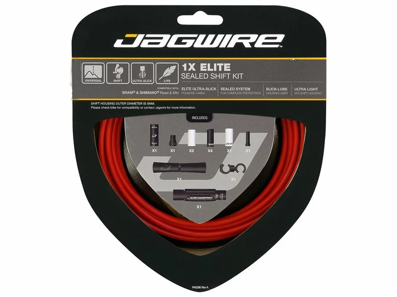 Jagwire Kit Câble Et Gaine De Dérailleur Universal Elite Sealed 1X – Image 2