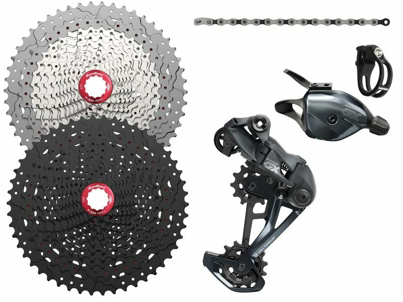 Sram Mini Groupe GX Eagle 1x12v Avec Cassette Sunrace MZ90
