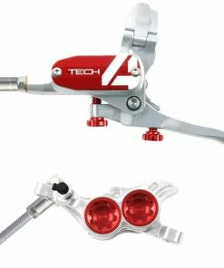 Hope Frein à Disque Arrière Tech 4 V4 Argent / Rouge 2023