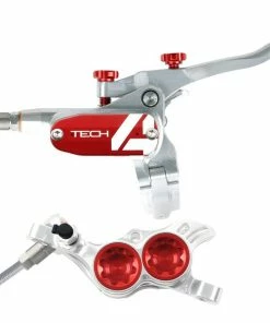 Hope Frein à Disque Arrière Tech 4 V4 Argent / Rouge 2023