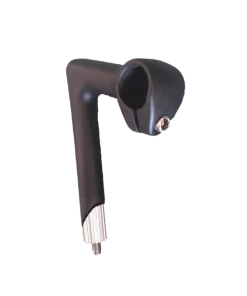 Potence Vélo à Plongeur Aluminium 80 Mm 25.4 Mm 22.2 Mm Noire Mat